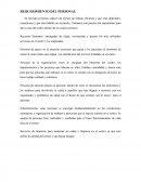 REQUERIMIENTO DEL PERSONAL.