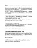 ¿Por qué consideras que puede ser riesgoso tener una mala administración del efectivo?