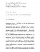 Diario de viaje PAOLO MANTEGAZZA