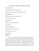 UNA MIRADA AL CONFLICTO A TRAVES DE LA ESCUELA