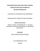 Proyecto de refuerzo matemático: Preparación para el bachillerato en el liceo CoopeSilencio