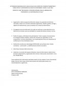 Actividades realizadas en el area de salud