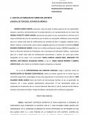 Incidente icumplimiento de convenio.