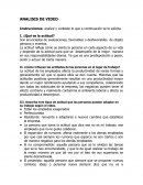 Virus de la actitud. ANALISIS DE VIDEO