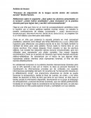 Procesos de adquisición de la lengua escrita dentro del contexto escolar