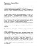 Crear o Morir. El libro empieza contándonos sobre Silicon Valley que es muy conocido por ser la casa de muchas empresas exitosas como lo son Google, Apple, Facebook, eBay etc