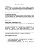 TELECOMUNICACIONES. HISTORIA .ELEMENTOS