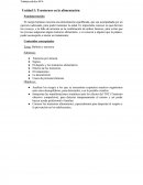 Unidad I: Trastornos en la alimentación