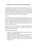INFORME FINAL DE ACTIVIDADES DE PRÁCTICAS PROFESIONALES
