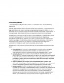 Informe módulo financiero