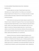La constitucionalidad del Tribunal Federal de Justicia Fiscal y Administrativa.