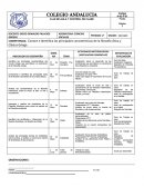 PLAN DE AULA Y CONTROL DE CLASE