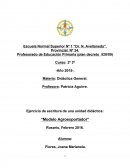 Planificación modelo agroexportador.