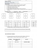 Evaluacion Matematicas segundo basico.
