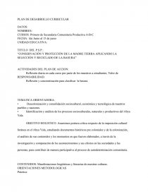 Plan de clase.. Página 1