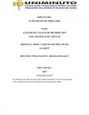 ANÁLISIS DE CANALES DE DISTRIBUCIÓN