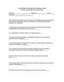 Universidad tecnológica de Santiago, utesa Primer parcial de macroeconomía