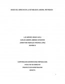 Abuso del derecho en la estabilidad laboral reforzada