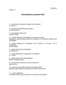 Sección 11 “Guía Bioética, examen final”