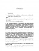 Bajo rendimiento académico en los estudiantes del colegio Anibal San An dres robledo