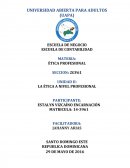 LA ÈTICA A NIVEL PROFESIONAL.