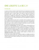 ONE LOGISTIC S.A DE C.V
