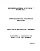 Elaboracion de protocolo