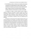 Transparencia en el mercado.