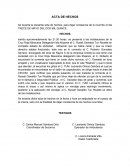 Acta de hechos: Incidente con Russel Oswaldo Tun Ricalde