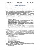 ¿Qué es el cáncer de próstata?
