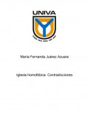 Homosexualidad vs iglesia