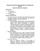 Sistema de producción para la prestación de un determinado servicio.