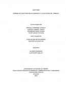 Normas relacionadas a la ejecución del trabajo