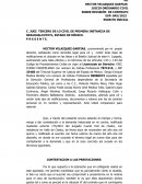 Contestación y reconvención de resicion de contrato.