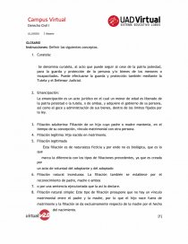 GLOSARIO Instrucciones: Definir los siguientes conceptos.. Página 1