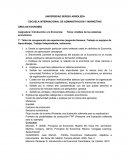 Asignatura: Introducción a la Economía; Tema: Análisis de los sistemas económicos