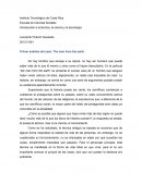 Primer análisis del caso: The man from the earth.