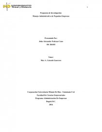 Programa Administración De Empresas.. Página 1