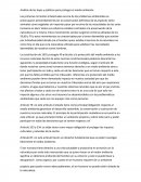 Analisis de politicas para proteger el medio ambiente