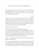 La importancia de la Investigación científica en la ingeniería de negocios.