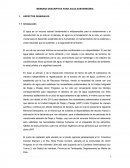 MEMORIA DESCRIPTIVA PARA AGUA SUBTERRÁNEA.