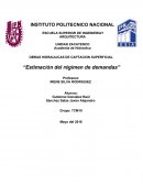 OBRAS HIDRAULICAS DE CAPTACION SUPERFICIAL “Estimación del régimen de demandas”