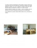 Muebles de madera.