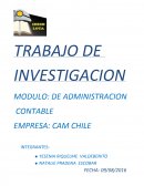 TRABAJO DE INVESTIGACION MODULO: DE ADMINISTRACION