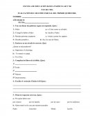 EVALUACIÓN DEL SEGUNDO PARCIAL DEL PRIMER QUIMESTRE..