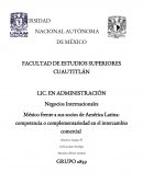 México Frente a sus socios Latinos y Sudamericanos