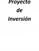 Proyecto de Inversión Mueblería Nacho & Hnos.