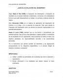 Evaluación del desempeño