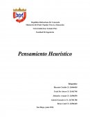 Facultad De Ingeniería Pensamiento Heurístico
