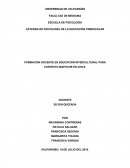 Formación docente en Educación Intercultural en Chile